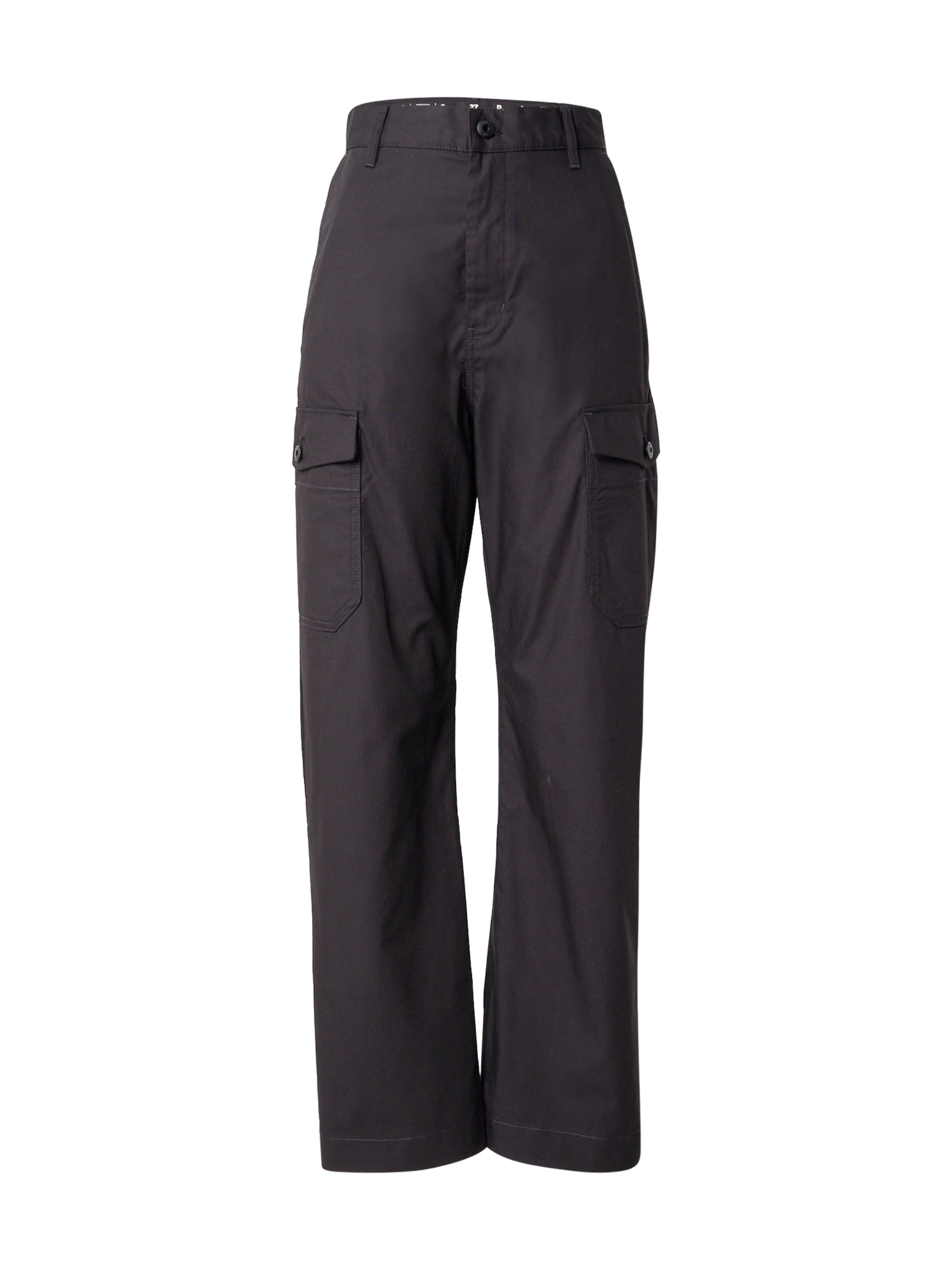 G-STAR Regular Cargo trousers in Black: front