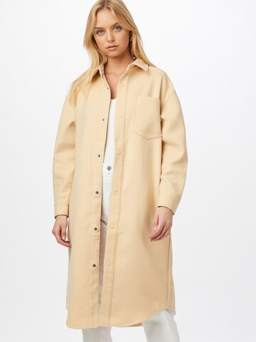 Manteau mi-saison NU-IN en beige : devant