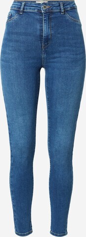 Skinny Jean Tally Weijl en bleu : devant