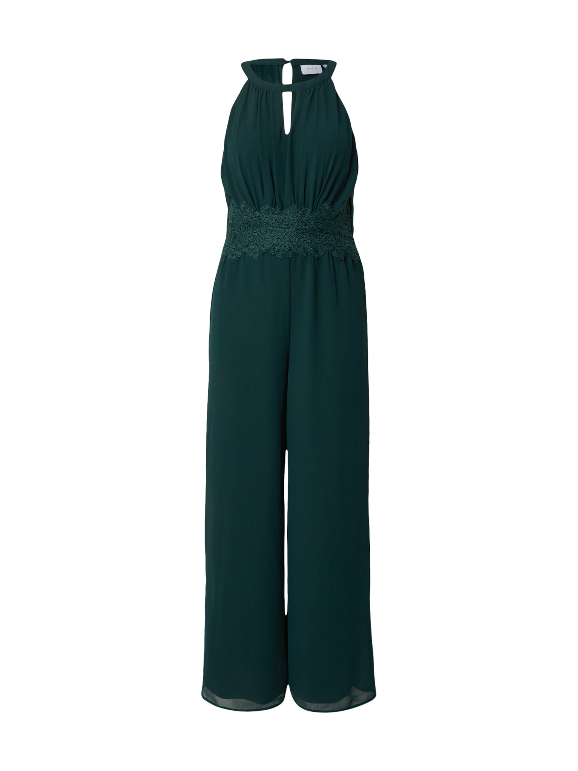 VILA Jumpsuit 'VIMILINA' in Groen: voorkant