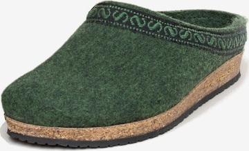 Stegmann Clogs 'Filzclogs Stegmann 108' in Green: front