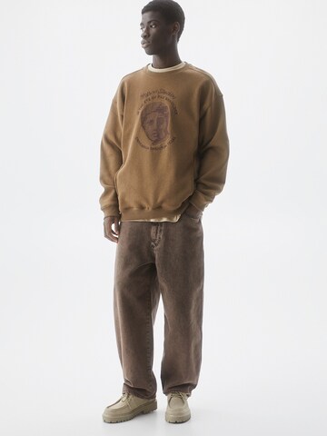 Pull&Bear Sweatshirt in Brown