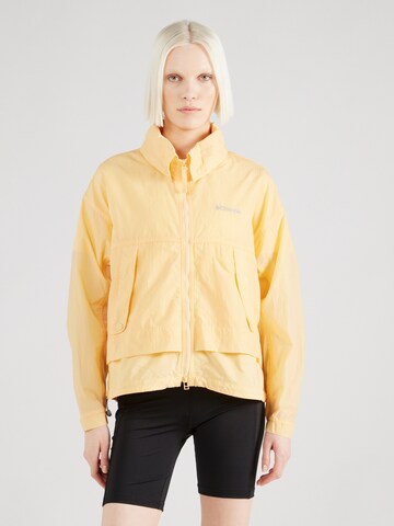 COLUMBIA Куртка в спортивном стиле в Желтый: спереди