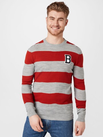 BURTON MENSWEAR LONDON - Pullover em vermelho: frente