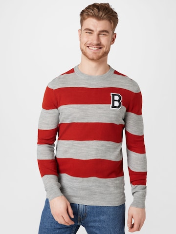 BURTON MENSWEAR LONDON Pullover in Rot: predná strana