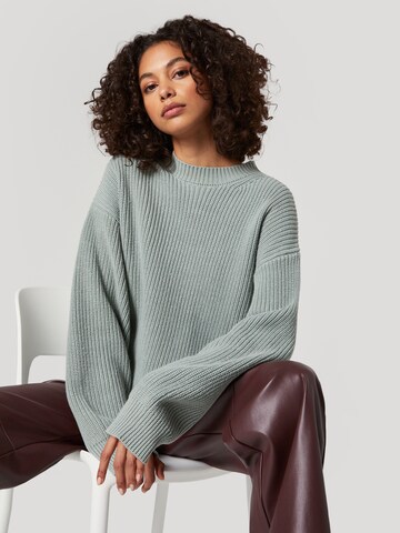 LENI KLUM x ABOUT YOU Pullover 'Jamie' in Grün: predná strana