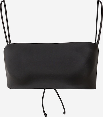 WEEKDAY - Bandeau Top de biquíni 'Aura' em preto: frente