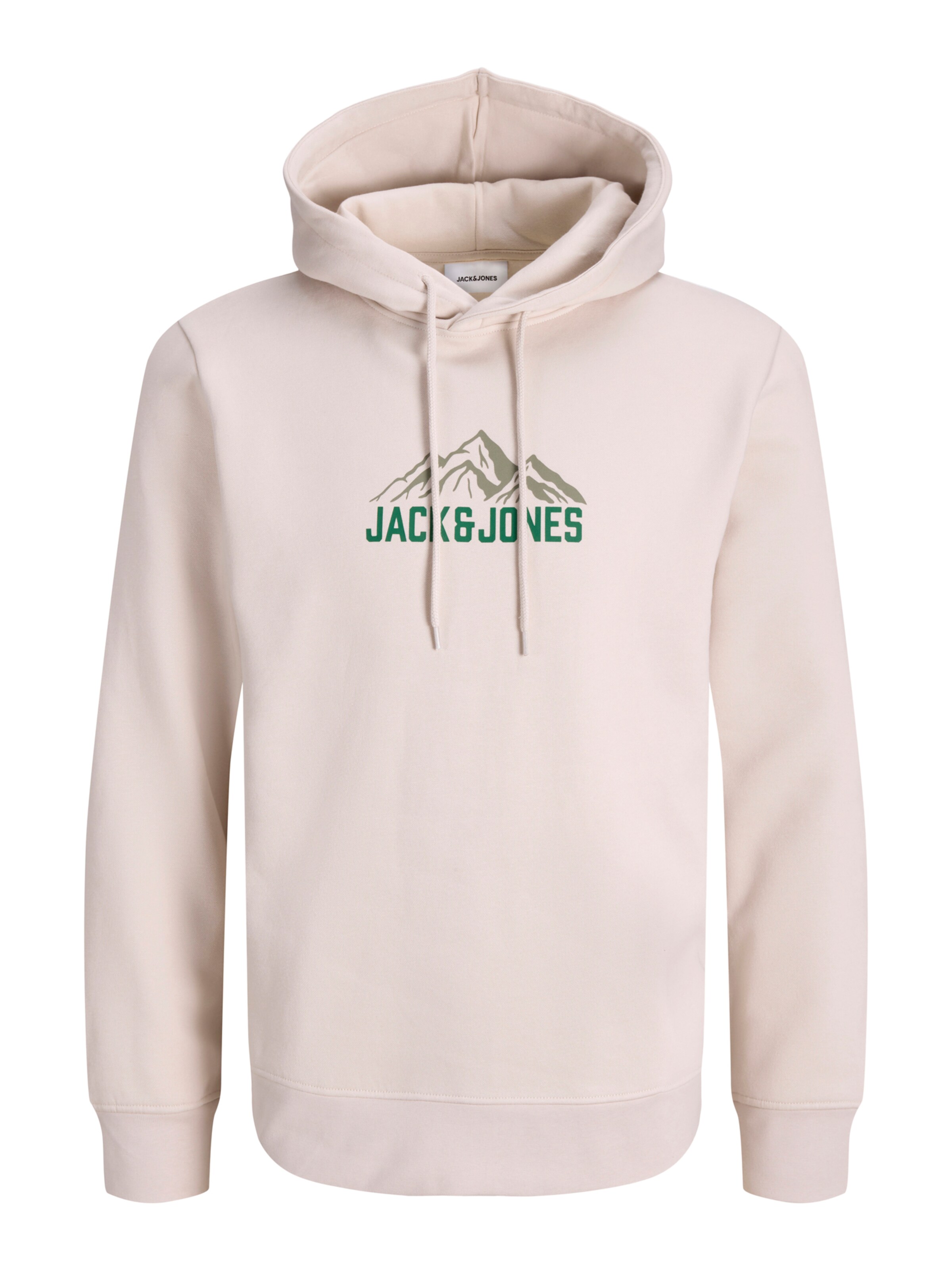 JACK & JONES Sportisks džemperis 'JJROCHE' pieejams S, krāsa - miesaskrāsas / zaļš / haki, Preces skats