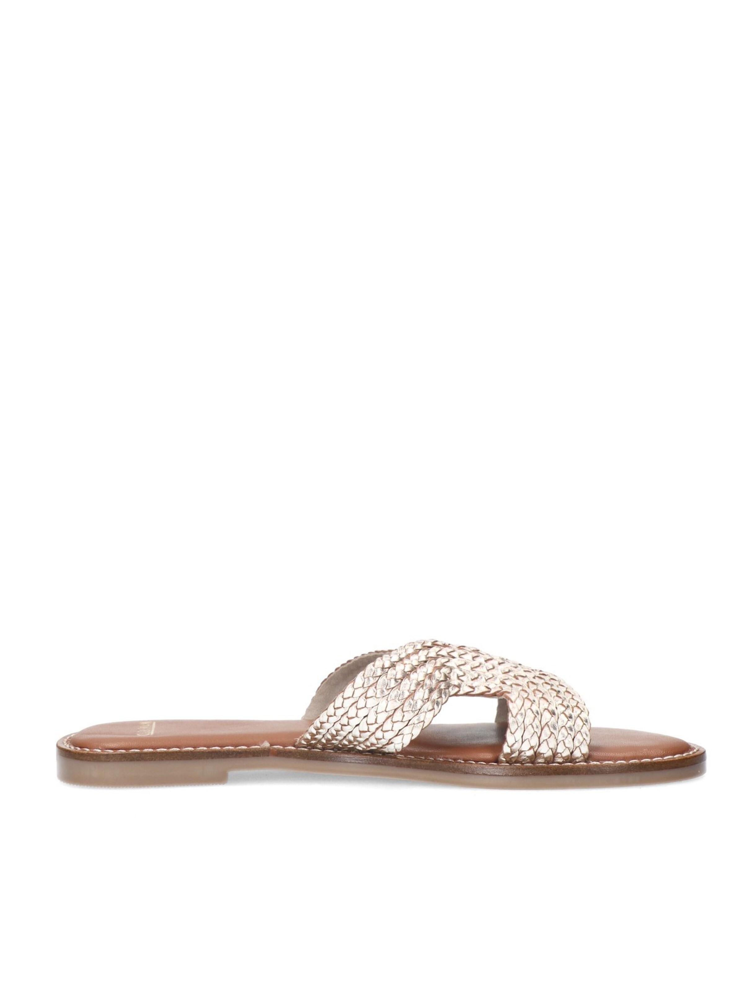 MANFIELD Mules in Gold