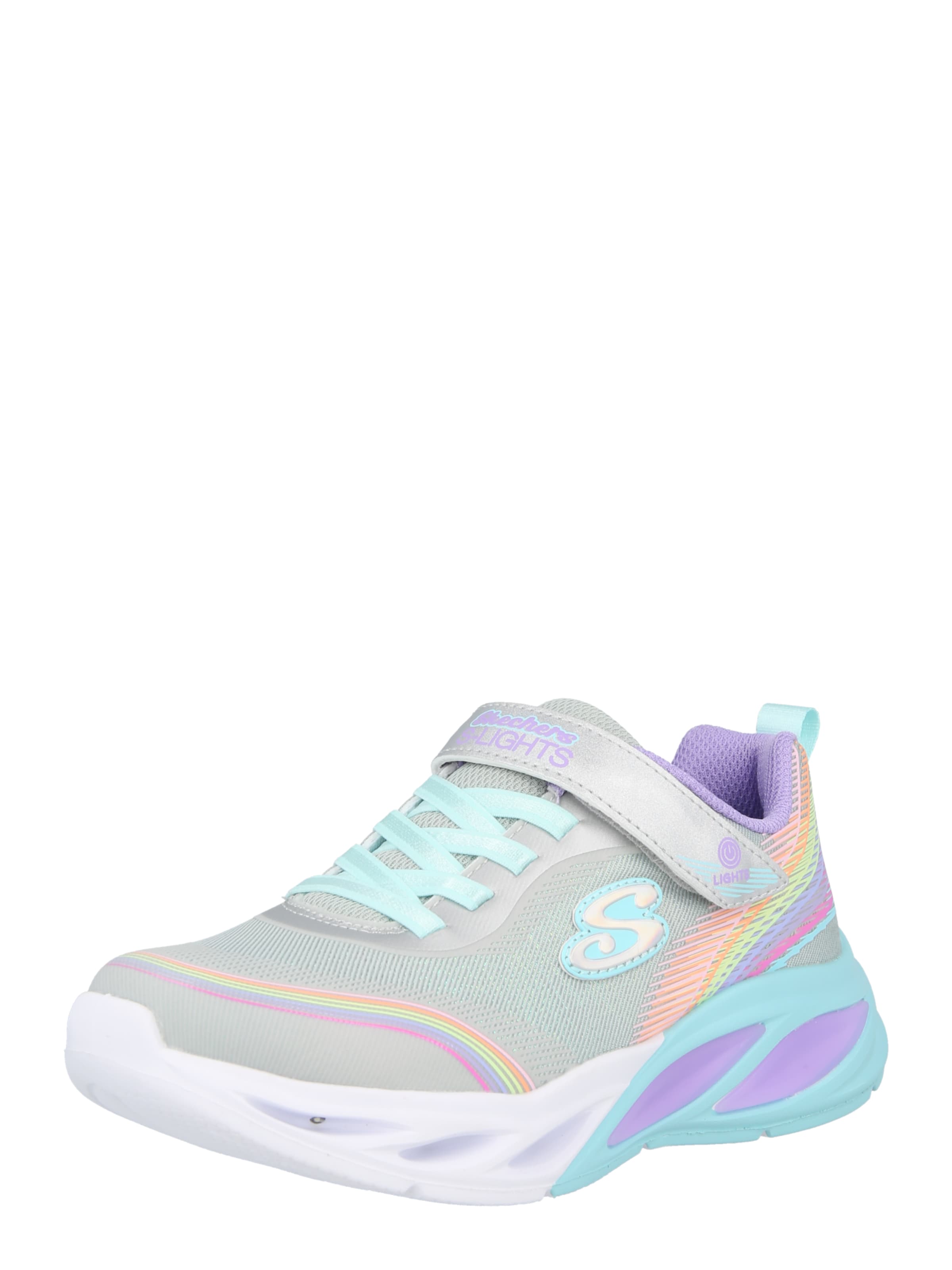 SKECHERS Superge | srebrna barva: sprednja stran