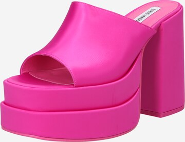 STEVE MADDEN Mules 'CAGEY' in Pink: front