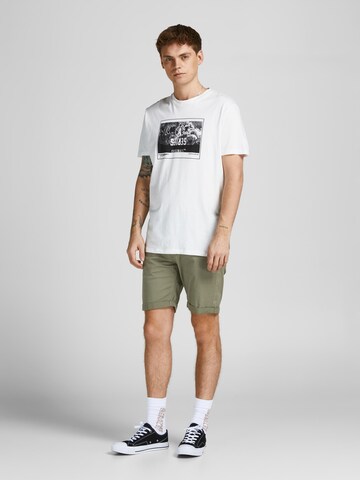 JACK & JONES Štandardný strih Nohavice 'Rick' - Zelená