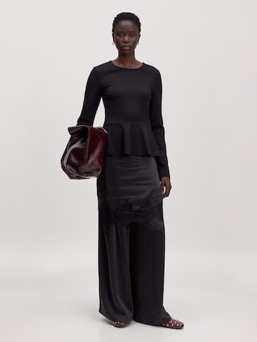 juoda EDITED Marškinėliai 'Inga'