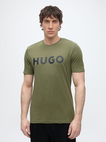T-Shirt 'Dulivio' HUGO en vert : devant