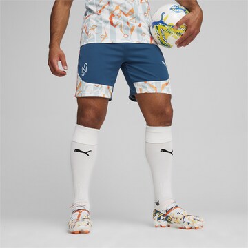 Regular Pantalon de sport 'Puma x Neymar Creativity' PUMA en bleu : devant