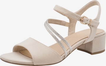 Sandales MARCO TOZZI en beige : devant