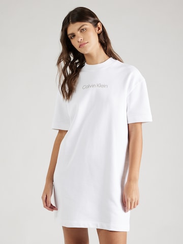 Robe Calvin Klein en blanc : devant