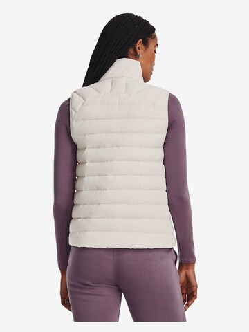 Gilet de sport UNDER ARMOUR en blanc