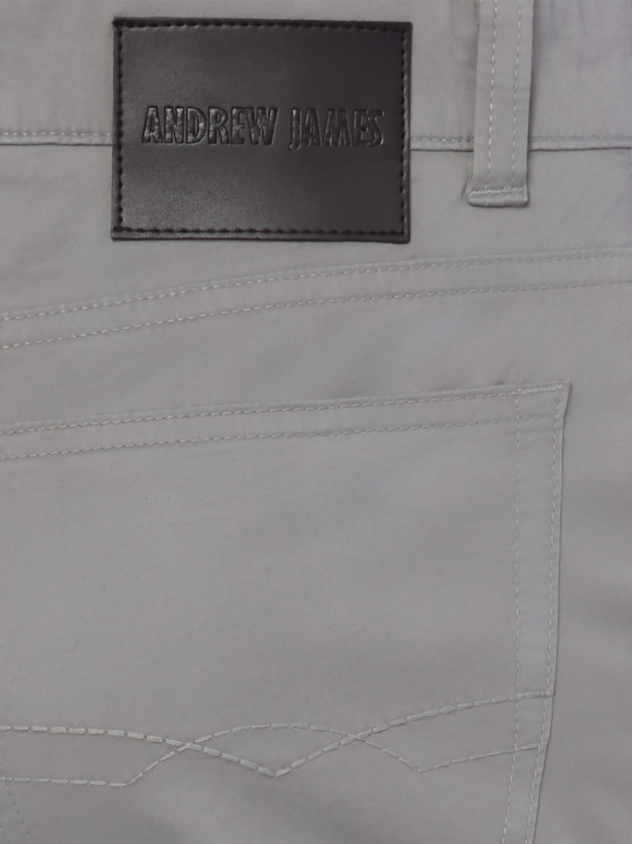 Andrew James Regular Trousers in Grey