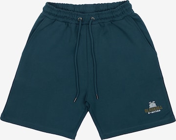 Oldskull Pants 'Samurai' in Green: front
