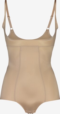 Hunkemöller - Body moldeador en beige: frente