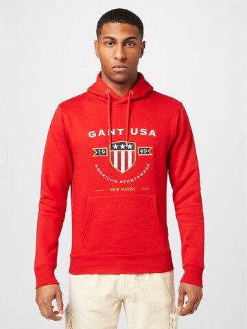 GANT Sweatshirt in Rot: predná strana