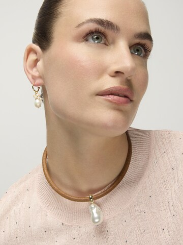 Luxenter Ohrringe 'Zoqoyi' in Weiß