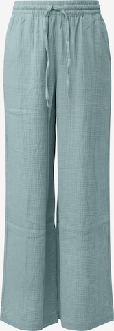 QS Wide Leg Hose in Grün: Vorderseite