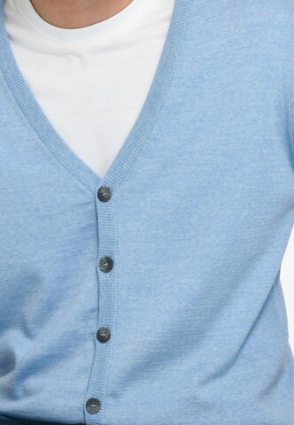 Louis Sayn Gebreid vest 'New Wool' in Blauw