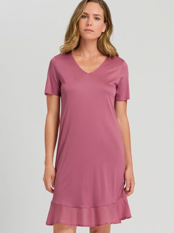 Chemise de nuit ' Faye ' Hanro en rose : devant