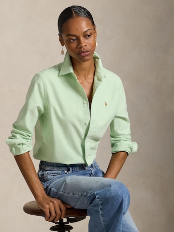 Polo Ralph Lauren Блуза 'CLASSIC' в зелено
