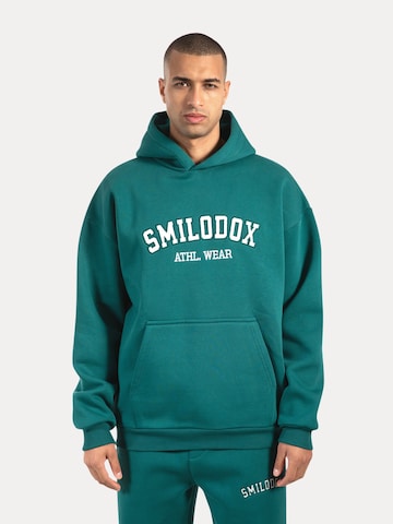 Smilodox Sweatshirt ' Kayson ' in Green: front