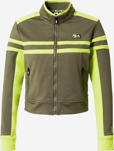 FILA Prehodna jakna | limeta / oliva barva, Prikaz izdelka