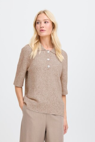 b.young - Jersey en beige: frente