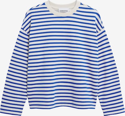 ARMEDANGELS Svetr 'FRANKAA' - režná / modrá, Produkt