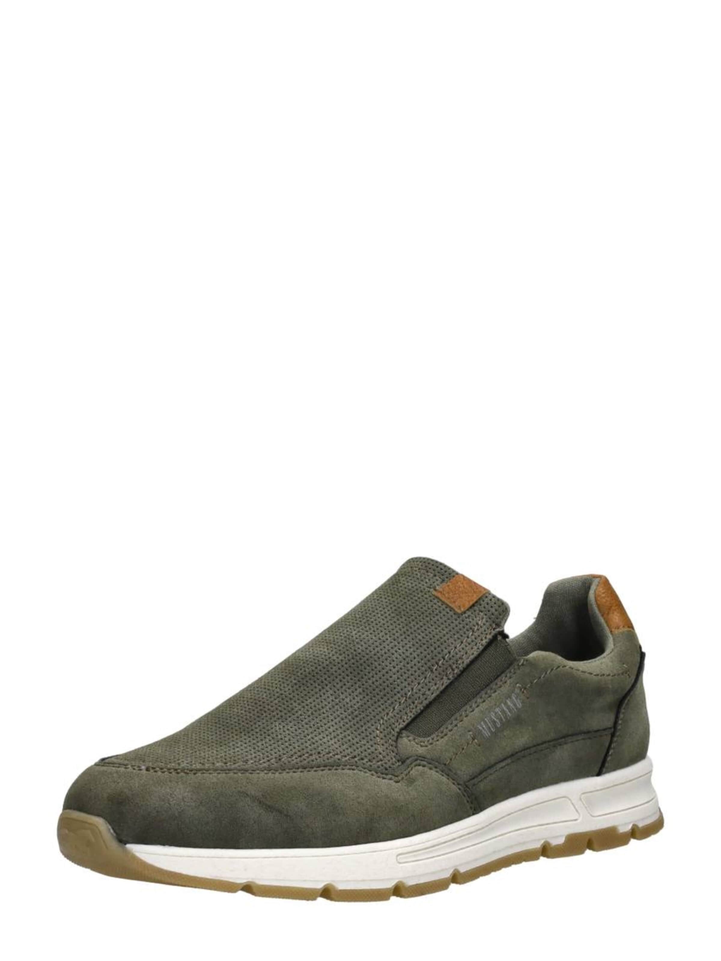 MUSTANG Slipper 'Sportief'‌‌‌‌‌‌ in Grün: Vorderseite