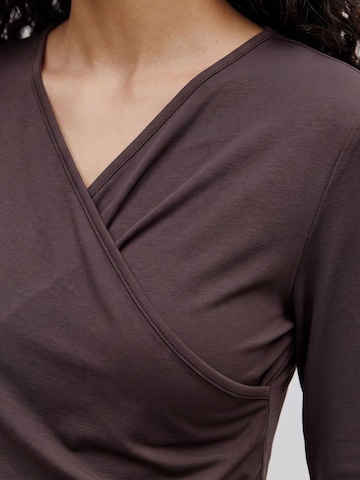VERO MODA Bluse 'AWDemi' i brun