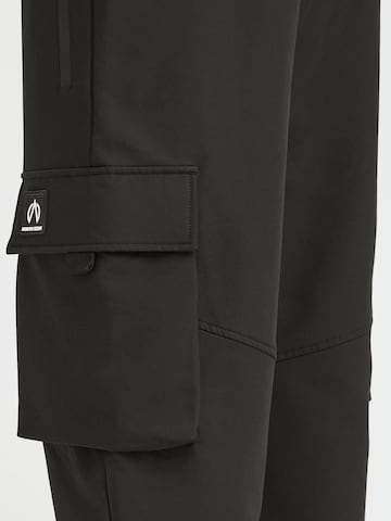 Tapered Pantaloni cargo 'Toni' di North Bend in nero