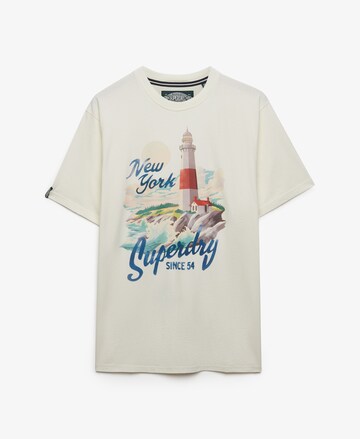 T-Shirt 'Maritime' Superdry & Co en blanc