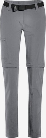 Maier Sports Outdoor Pants ' Inara Slim Zip Hose ' in Grey: front