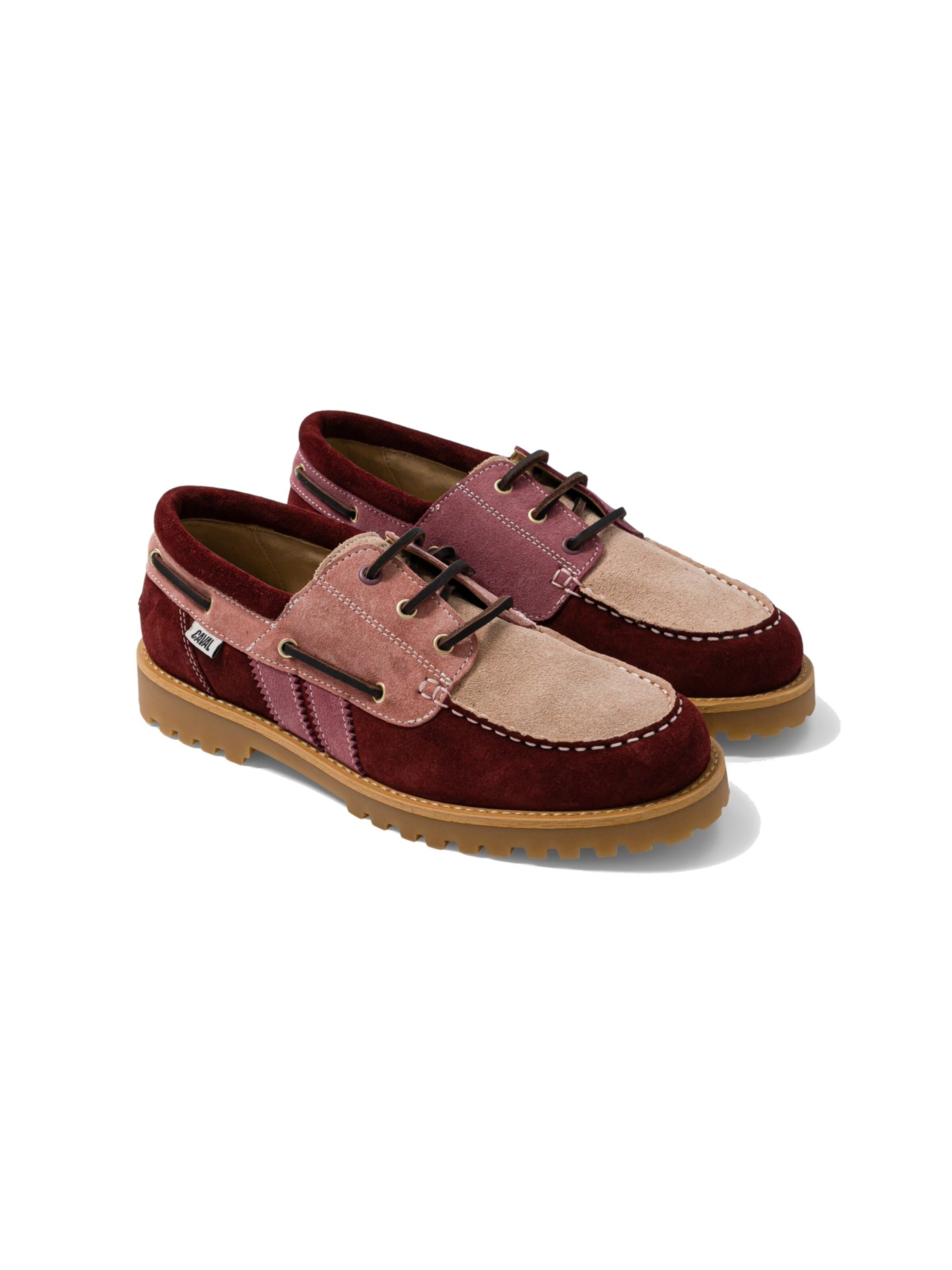 Caval - Mocassins em vermelho: frente