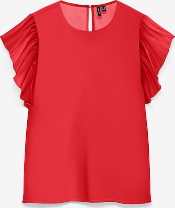 VERO MODA Halenka 'VMSMILLA' – červená: přední strana