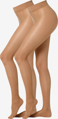 camano Fine Tights in Beige: front