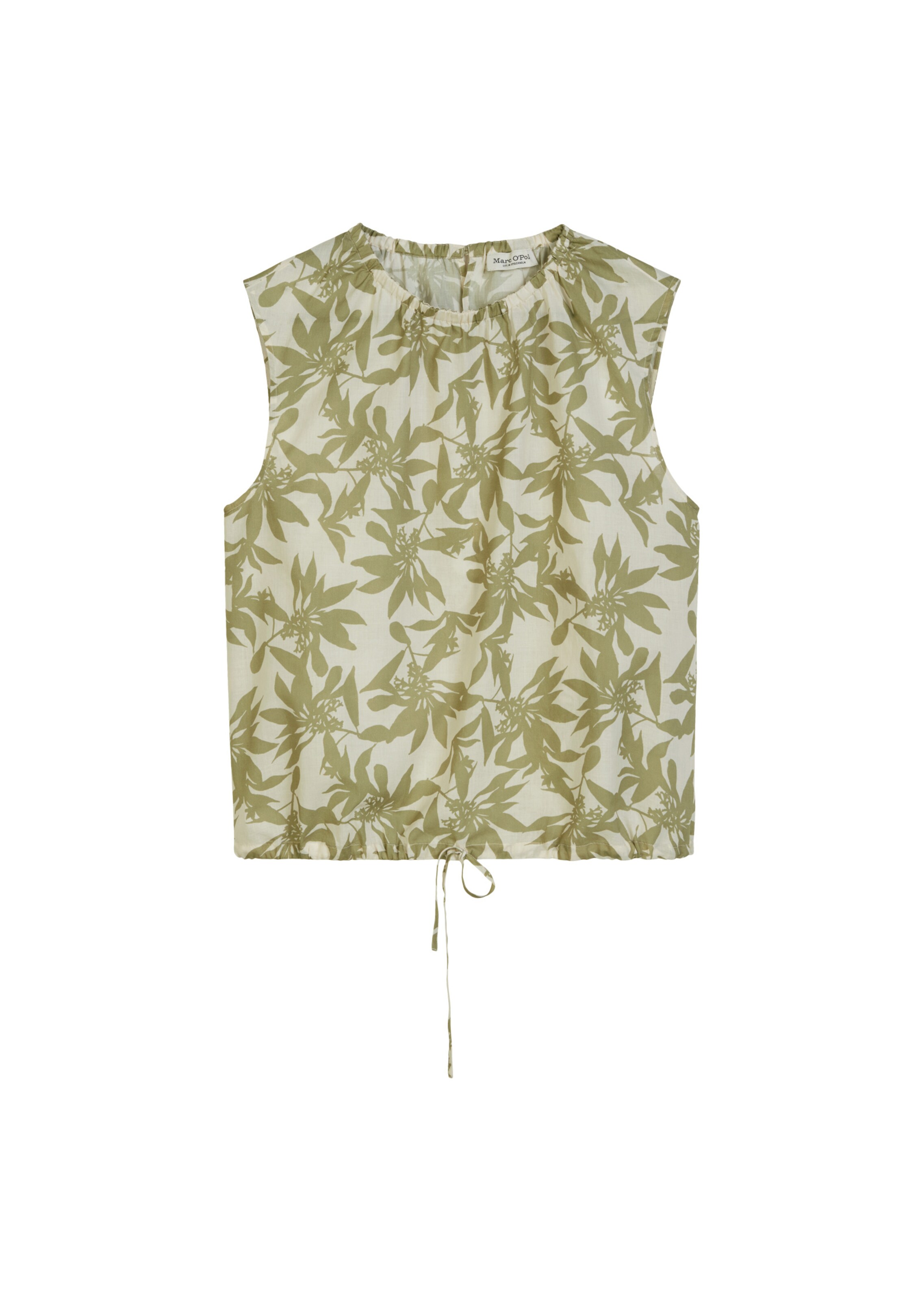 Marc O'Polo Blouse 'Co-Ord-Look' in Groen: voorkant