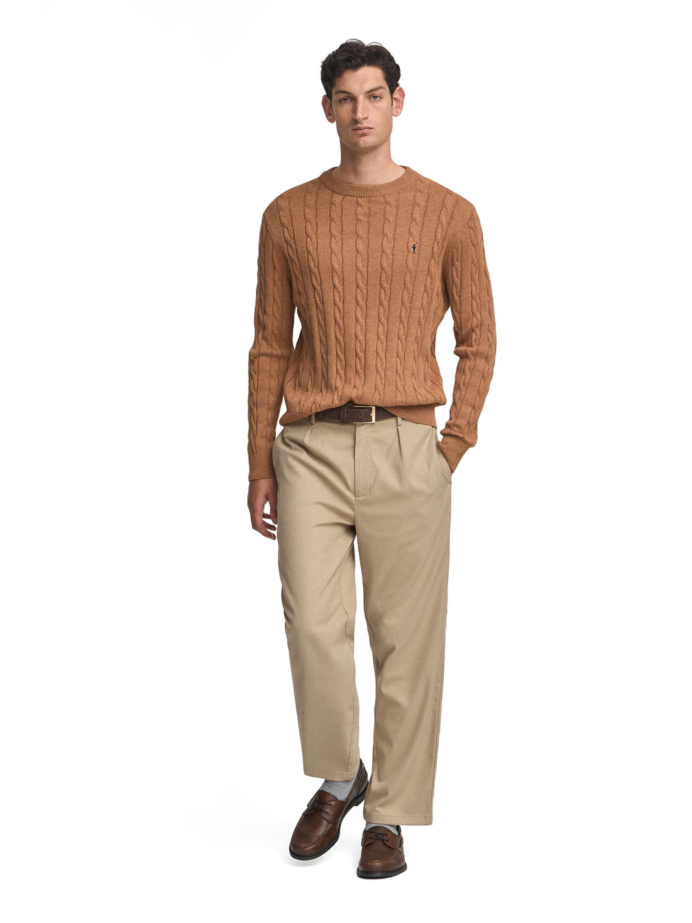 Polo Club Regular Chino Pants in Beige
