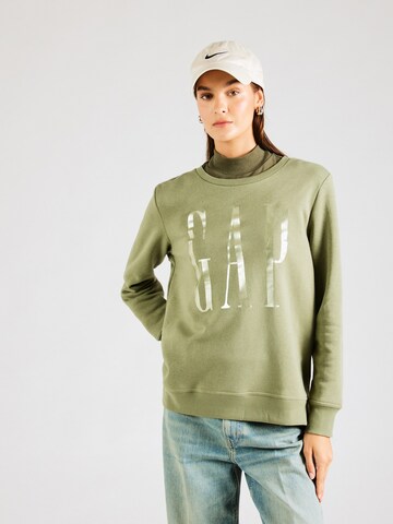 GAP Sweatshirt in Grün: Vorderseite