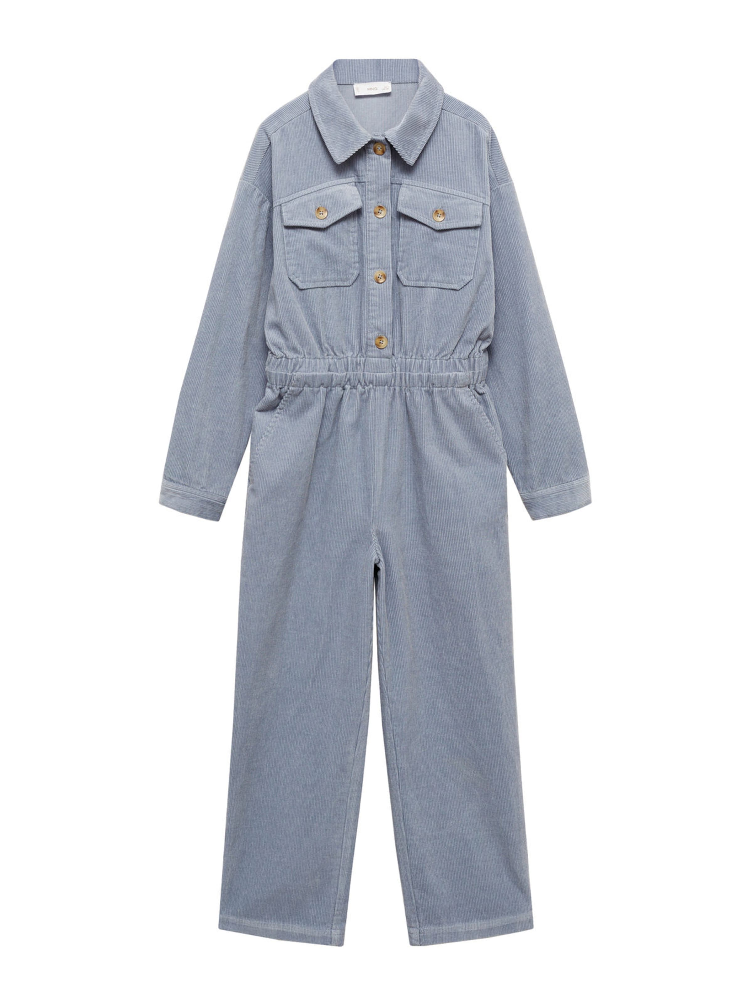 MANGO KIDS Overall 'Katia' in Blue: front