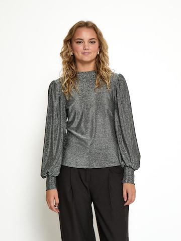 Top 'Lucina' di Peppercorn in grigio: frontale