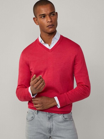 Hackett London Pullover in Rot: Vorderseite