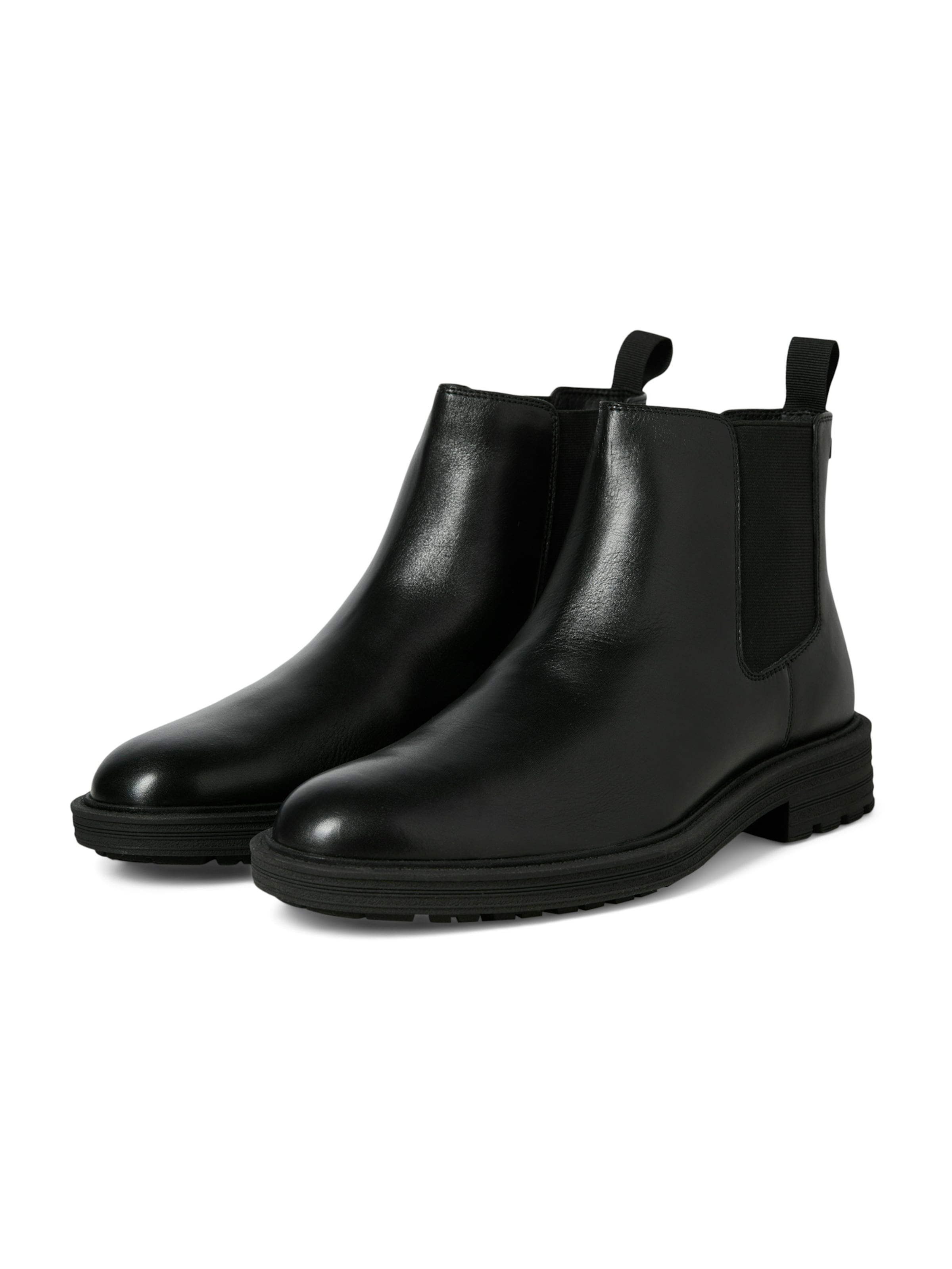 JACK & JONES Chelsea Boots 'JFWhoSkins' in Black